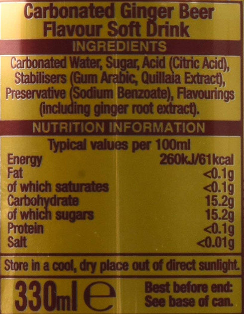 Old Jamaica 300ml (Pack 4) Ginger Beer Can