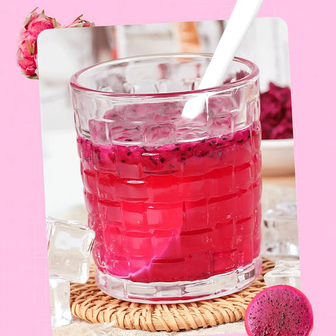 Mkostlich Freeze-Dried Dragon Fruit, 2 x 3.52oz Snacks with 1 Ingredient, No Sugar Added, for Baking and Cereal