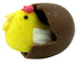 6 Needzo Belgian Milk Chocolate Peekaboo Chicks Foil Wrapped Easter Eggs with Marshmallow Center Basket Stuffers, Eggs