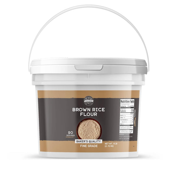 Birch & Meadow 1 Gallon of Brown Rice Flour, Gluten-free, Non-GMO, Pancakes