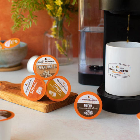 Pack, 96 Count Fresh Roasted Coffee, The Great Eight, Flavored Coffee Pod Variety K-Cup Compatible