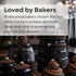 16 oz Black Cocoa Powder by Chefmaster, Extra Dark Dutch-Processed Cocoa Powder for Baking, Cookies, Cakes, & Icings;