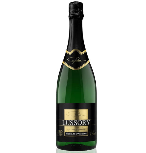 Lussory Premium Sparkling Brut Dealcoholized 0.0% Non Alcoholic Wine Bubbly From Spain,