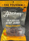 Generic Grass-Fed Beef Jerky, Mango Habanero Flavor, 16 oz High Protein Snack Pack,