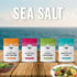 100% Colima Sea Salt New Flavors - Natural Flaky Sea Salt With Four Different Flavors - Hand Harvested & Unrefined