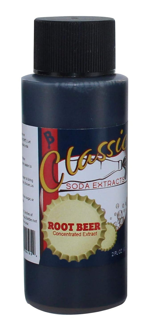 Rainbow Flavors Soda Flavor Extract, 2oz (Root Beer)