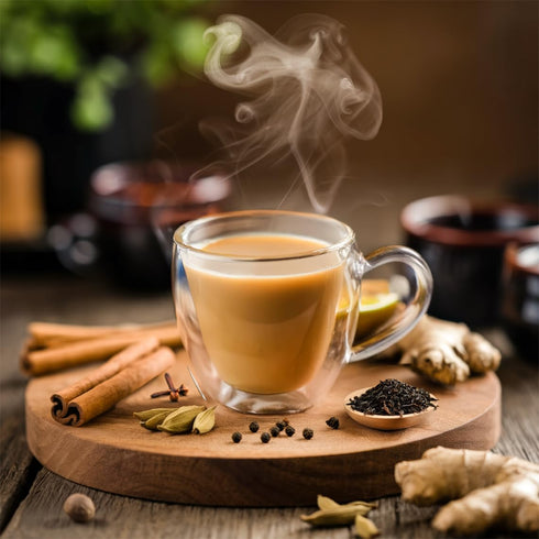 (3oz/85g) 100 VAHDAM Instant Chai Tea - Traditional Masala Chai | Makes Cups | Natural Spices, Zero Calories | Instant
