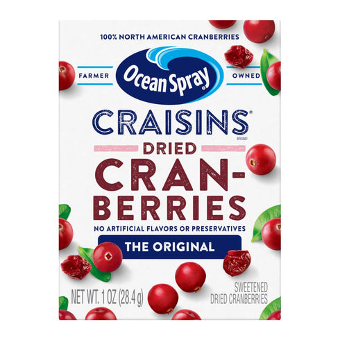 Pack, 1 (Pack 12) Ocean Spray Craisins Dried Cranberries, Original Brick Ounce