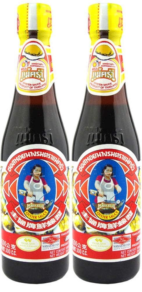 Thai Oyster Sauce Maekrua Brand, 11 oz bottle, Pack of 2