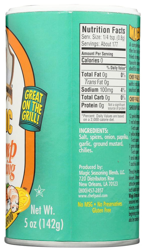Shrimp Magic Seasoning - Pack of 3, 5 Ounce