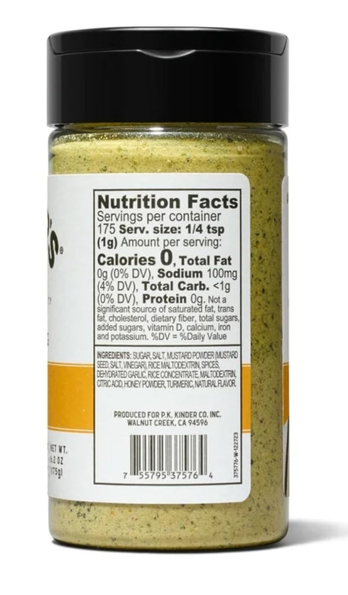 6.2 oz Kinder's Premium Quality Honey Mustard Seasoning