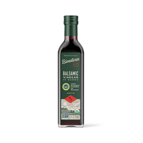 Bionaturae Vinegar Balsamic - Organic Balsamic Vinegar, Modena Balsamic Vinegar, Acidity 6%,