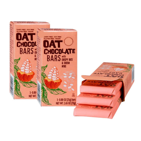 Generic Oat Chocolate Bars (3 packs of 3 bars, Oat Chocolate with Crispy
