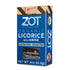 ZOT 100% Organic Licorice with Anise, 0.4 Ounce (Pack of 6), Flip Top Boxes