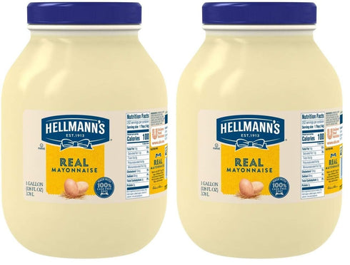 Hellmann's Real Mayonnaise Jar,Condiment for Sandwiches,Salads,Mayo Made with 100% Cage Free Eggs,Gluten
