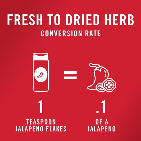 1.37 oz (Pack 6) McCormick Crushed Jalapeo Pepper