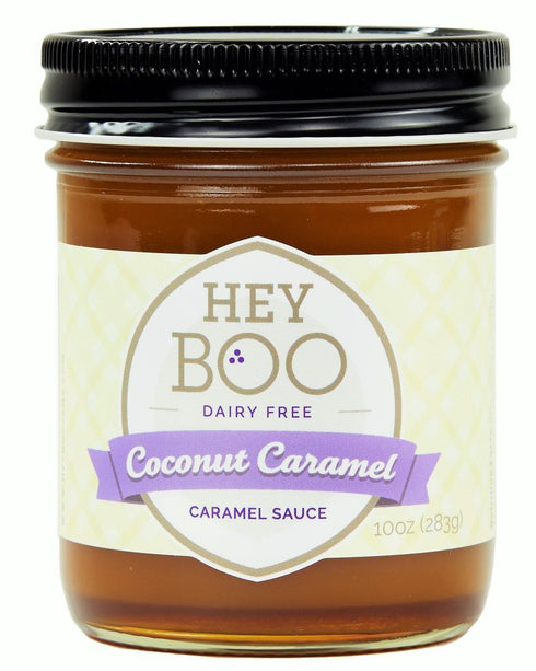 Coconut Caramel Sauce by Hey Boo - Vegan, No Corn Syrup, Made in USA, 10 oz