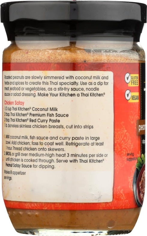 8 OZ, 6 THAI KITCHEN SAUCE PEANUT SATAY, PK