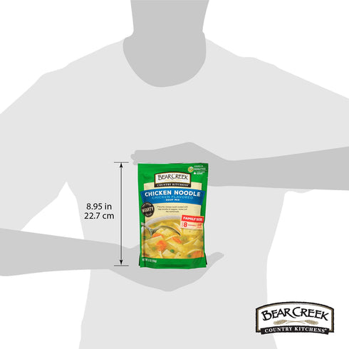 9.3 (Pack 6) Bear Creek Soup Mix, Chicken Noodle, Ounce