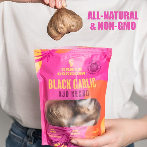 Santa Cosecha Bulbs -100% Bulbs Package 8.82oz (250g) Aged Black Garlic Real and Whole Premium Quality Aged Black