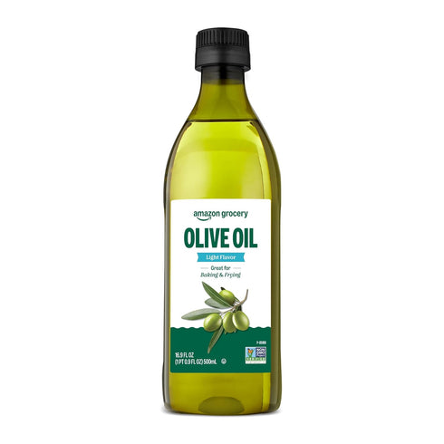 Amazon Grocery, Olive Oil, Light Flavor, 16.9 Fl Oz