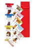 |16 (0.39 oz Chuao Chocolatier Taste the Joy Mini Gourmet Chocolate Bar Gift Box | Milk and Dark Chocolate Variety
