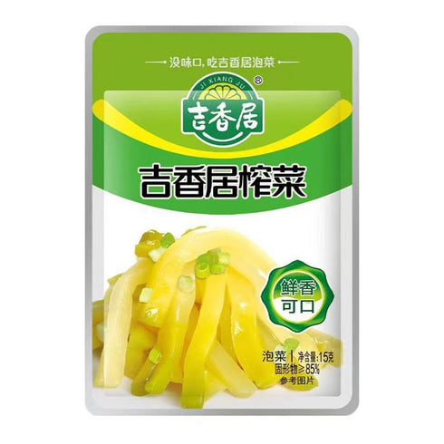 HUANYOUREN (15g*12 packs) 180g (6.3oz.) Pickled mustard Sichuan pickled mustard served with pickles