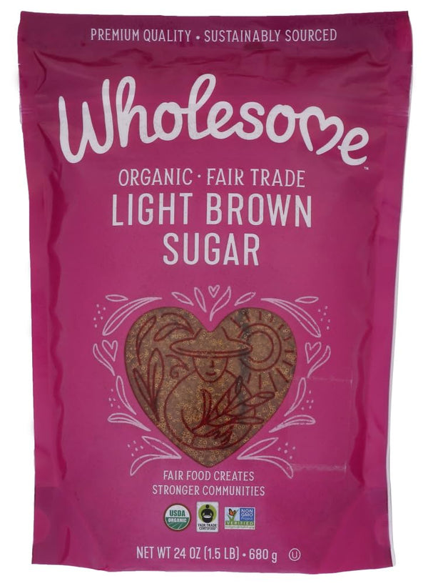 Wholesome Sweeteners Light Brown Sugar 6x 24 Oz