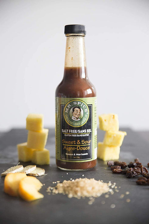 Mr. Spice Organic Salt Free Sauce - Sweet & Sour, Single