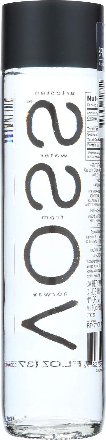 12.7 Voss Artesian Sparkling Water, Glass, Ounce