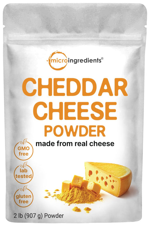 Cheddar Cheese Powder with Whey Protein Concentrate, 2lbs | Made from Real