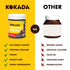 (11oz Kokada Coconut Spread, Brownie Jar) - Peanut Free, School Safe Snack, Organic Ingredients, Vegan, Gluten Free