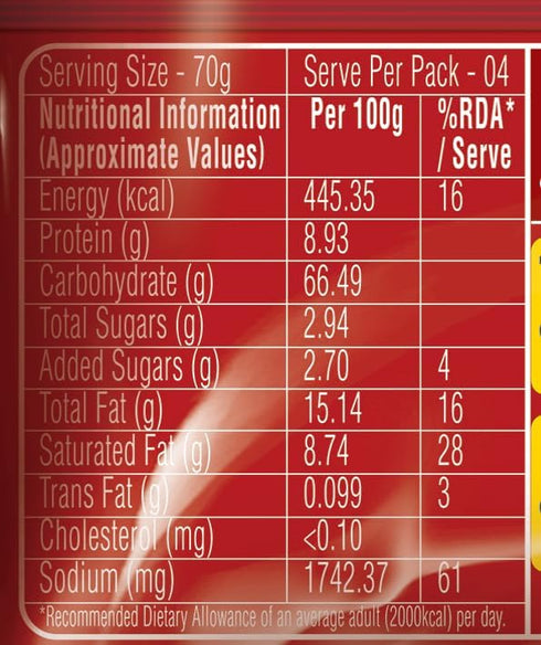 Top ramen 280g Curry Veg