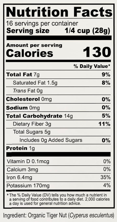 1 lb, Anthony's Organic Tiger Nut Flour, Gluten Free, Non GMO, Paleo Friendly