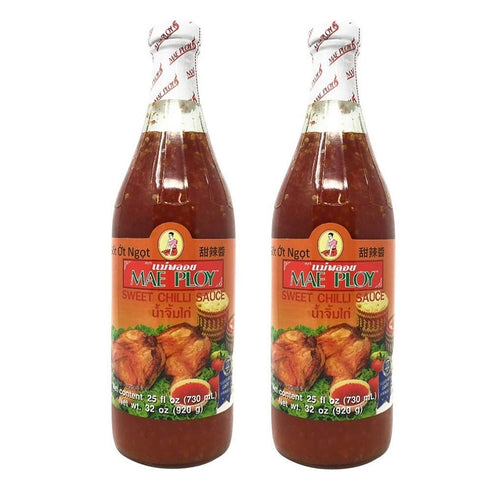 Mae Ploy Sweet Chilli Sauce, 25fl.oz, 2 Pack