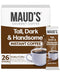 Maud's Dark Roast Instant Coffee, 26 ct, 100% Arabica Coffee, Instant Hot