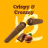 14.1 oz (Pack 1) Bauducco Wafer Rolls, Crispy Chocolate Wafer Rolls Filled with Creamy Hazelnut