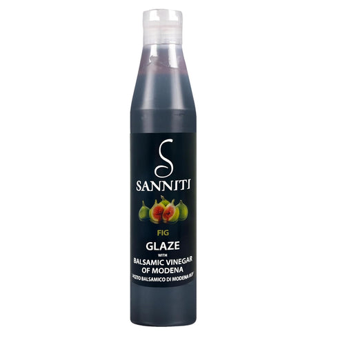 12.9 (Pack 2) Sanniti Italian Balsamic Vinegar FIG Glaze, Ounce