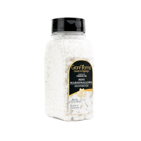 (3.12 GranAroma Dehydrated Marshmallows, Crunchy, Perfect for Hot Cocoa, Cereal Topping, Baking, and Snacking Ounce)