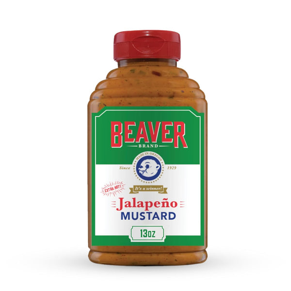 Beaver Brand Extra Hot Jalapeo Mustard, Spicy Mustard with Jalapeo and Cayenne,