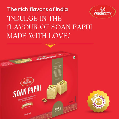 Haldiram's 500G Haldirams Soan Papdi