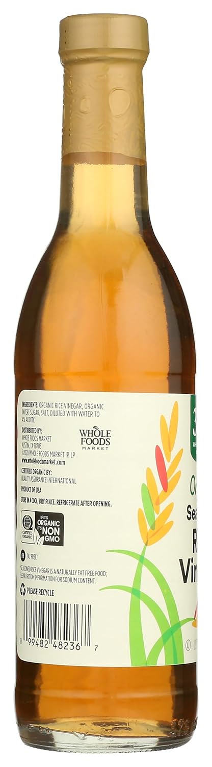 365 12.7 oz, 12.7 oz by Whole Foods Market, Organic Rice Vinegar, Seasoned, fl
