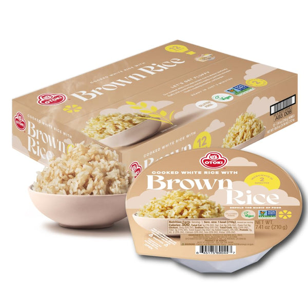 OTOKI Korean Sprouted Brown Rice, Premium Whole Grain Rice Bowls, Gluten-Free &