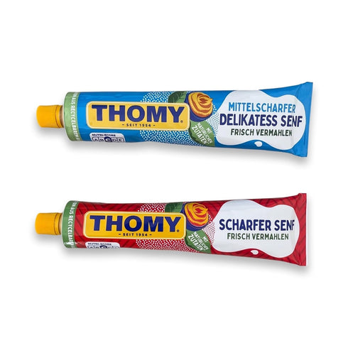 Thomy German Mustard Set - Deli & Extra Hot - 2 x 200