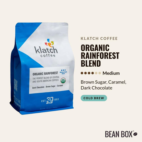 310 Organic Rainforest Blend - Roasted by Klatch Coffee - Whole Bean Coffee - Gram Bag
