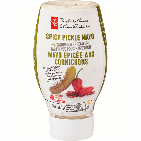 President Choice President's Choice Spicy Pickle Mayo Sandwich Spread, 300ml/10.1 fl. oz