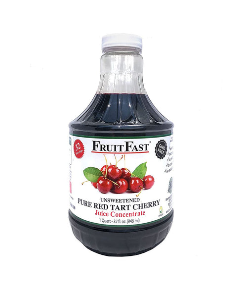 Red Tart Cherry Juice Concentrate by FruitFast - (32 FL OZ) Unsweetened,