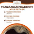 2 lb (32 oz), Fresh Roasted Coffee, Tanzanian Peaberry, Light Roast, Kosher, Whole Bean