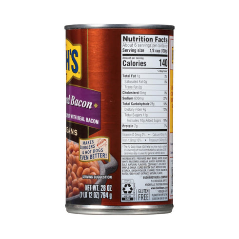 Country 3 (28 Oz), 3 Country (28 Oz), Pack) Bush's Best Baked Beans, Bacon Maple Mix, Maple Cured Bacon Style (Variety