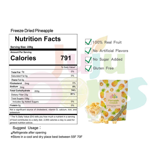 Summer Set Juju Oops Freeze Dried Strawberry & Pineapple Fruit